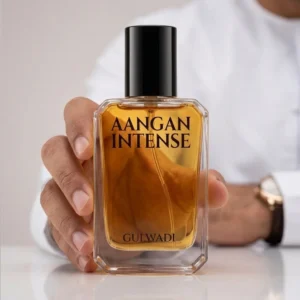 Aangan Intense Perfume – Rich Oud, Bakhoor & Leather Unisex Fragrance | Long Lasting Oriental Scent 50ML