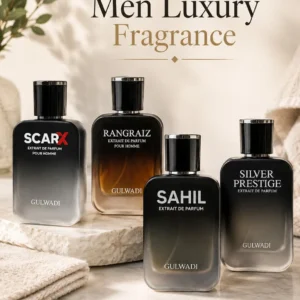 Men Luxury Fragrance Set – 4 Premium Long-Lasting Perfumes | Gulwadi