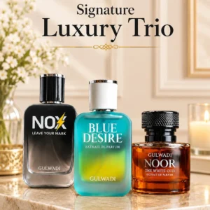 Signature Luxury Trio – Nox, Blue Desire & Noor Perfume Bundle